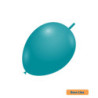 11" Linking Ocean Blue 253 Rocca Decorator Line Latex Balloons bag of 50pcs