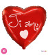 Mylar I Love You Cursive Heart 18" 1pc