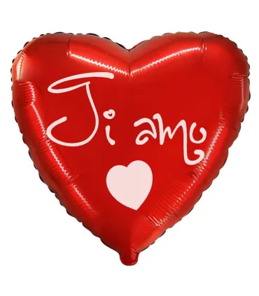 Mylar I Love You Cursive Heart 18" 1pc