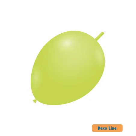 11" Linking Kiwi Green 230 Rocca Decorator Line Latex Balloons bag of 50pcs