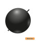 18" Linking Onyx Black  214 Rocca Decorator Line Latex Balloons bag of 10pcs