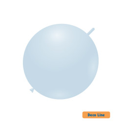18" Linking Powder Blue 223 Rocca Decorator Line Latex Balloons bag of 10pcs