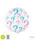Mylar ? White Round MiniShape 4" cf. 5pcs