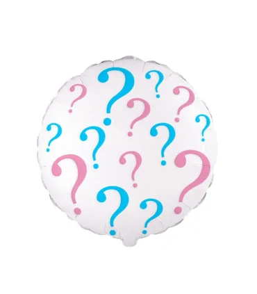 Mylar ? White Round MiniShape 4" cf. 5pcs