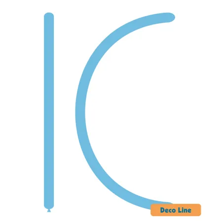 160 Modelling Sky Blue 211 Rocca Decorator Line Latex Balloons bag of 100pcs