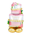 Mylar Double Cake Airloonz h52" 1pc