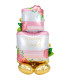 Mylar Double Cake Airloonz h52" 1pc