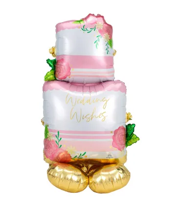 Mylar Double Cake Airloonz h52" 1pc