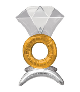 Mylar Double Ring Airloonz h21" 1pc