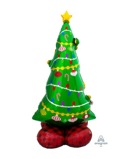 Mylar Christmas Tree Airloonz h59" 1pc