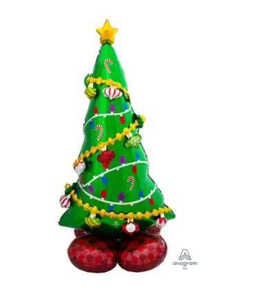 Mylar Christmas Tree Airloonz h59" 1pc
