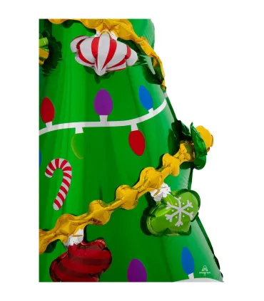 Mylar Christmas Tree Airloonz h59" 1pc