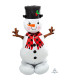 Mylar Airloonz Snowman h55" 1pc