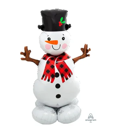 Mylar Airloonz Snowman h55" 1pc