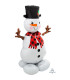 Mylar Airloonz Snowman h55" 1pc