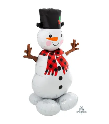 Mylar Airloonz Snowman h55" 1pc