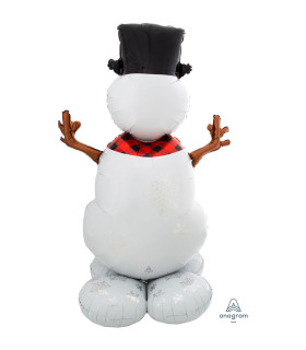 Mylar Airloonz Snowman h55" 1pc