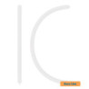 160 Modelling White 200 Rocca Decorator Line Latex Balloons bag of 100pcs