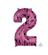 Mylar Minnie Forever Number 2 Pink 26" 1pc
