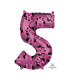 Mylar Minnie Forever Number 5 Pink 26" 1pc