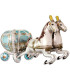 Mylar Double Carriage and Horses 3D w40" 1pc