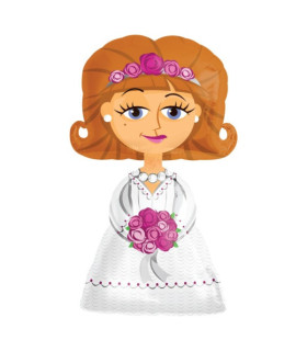 Mylar Bride Airwalker h50" 1pc