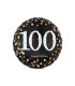 Mylar Happy Birthday 100 Years Sparkling Round 18" 1pc