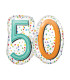 Mylar 50 Multicolor SuperShape w25" 1pc