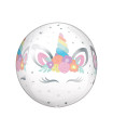 Mylar Unicorn Party Orbz 16" 1pc