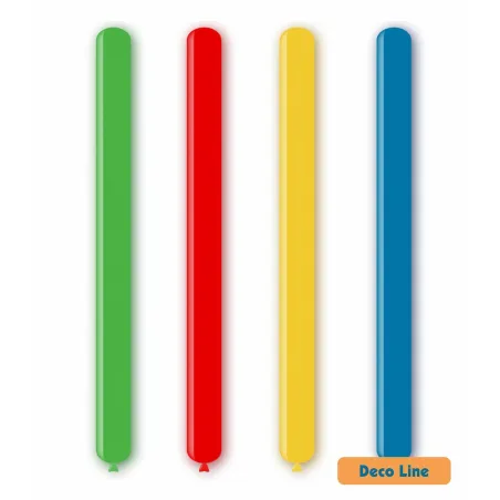 Pall. Deco Line Pastello 260 Colori Assortiti 100pz