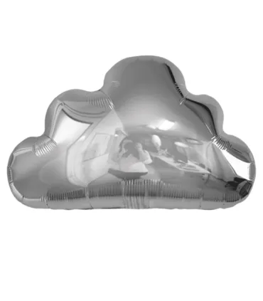 Mylar Cloud Silver 20" 1pc