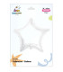 Mylar Star White 18" 1pc