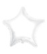 Mylar Star White 18" 1pc