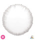 Mylar Round White 18" 1pc