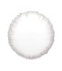 Mylar Round White 9" with valve pack. 5pcs