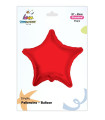Mylar Star Red 18" 1pc