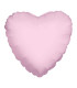 Light Pink Heart Mylar 18" 1pc