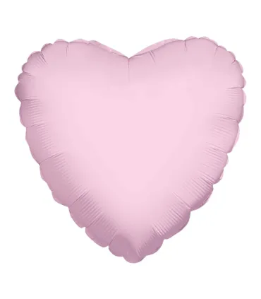 Light Pink Heart Mylar 18" 1pc