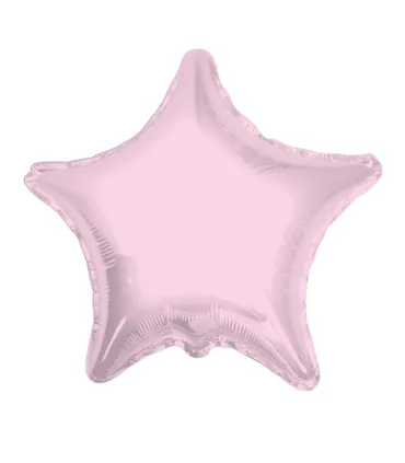 Mylar Star Light Pink 18" 1pc