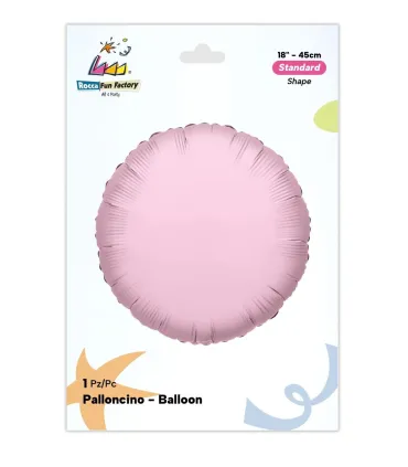 Light Pink Round Mylar 18" 1pc