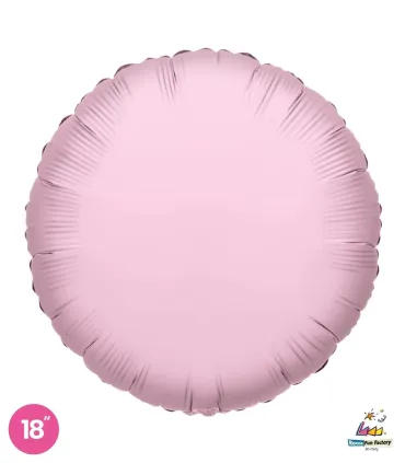 Light Pink Round Mylar 18" 1pc