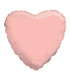 Mylar Heart Pink Gold 18" 1pc