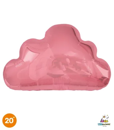 Mylar Cloud Pink Gold 20" 1pc