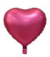 Mylar Heart Fuchsia Satin 18" 1pc