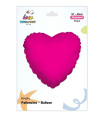 Mylar Heart Fuchsia 18" 1pc