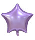 Mylar Star Light Purple Satin 19" 1pc