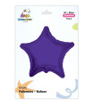 Mylar Purple Star 18" 1pc