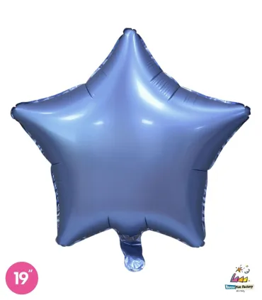 Mylar Star Violet Satin 19" 1pc