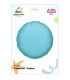 Light Blue Round Mylar 18" 1pc