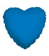 Mylar Blue Heart 18" 1pc